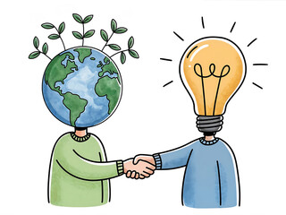 Protéger la planète, bon pour le climat, engagement et décision écologique