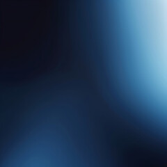 Obraz premium Dark Blue Smooth Gradient Flow Abstract Light Blur Minimal Background Wallpaper Design - ai