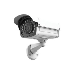 Surveillance Camera Isolated on white transparent background