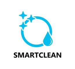 The Smart Clean logo vector design.