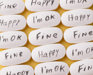 Medication pills with 