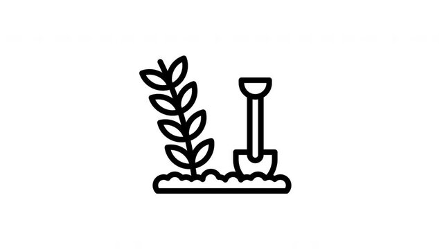 shovel animated icon