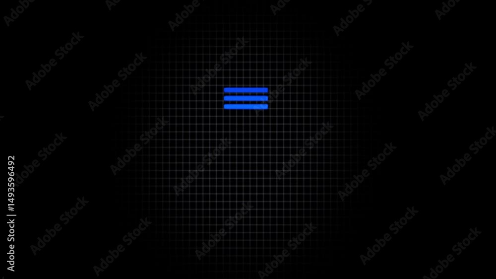 Poster glowing blue colored animation of sweep arrow icon. downward and transparent with pointing arrow ico