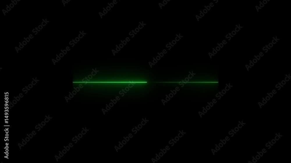Poster the direction of the horizontal neon line is right and left. neon line animation moving from left to