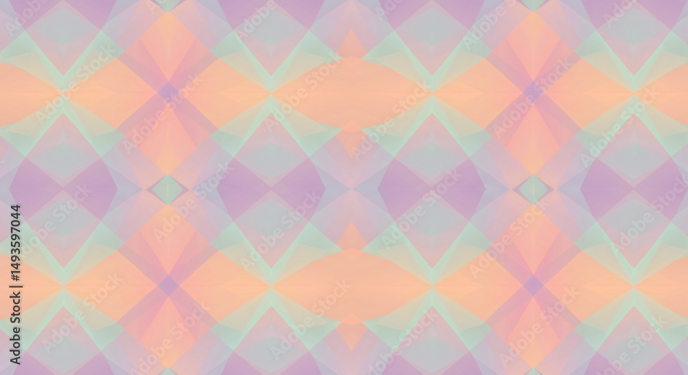 Aufkleber elegant geometric pattern with intersecting lines and diamond shapes, vintage style