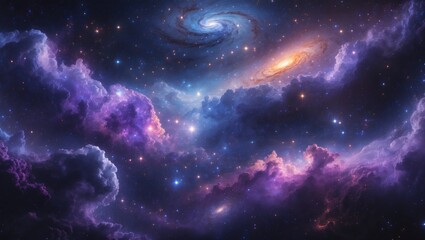 Naklejka premium The Universe's Background