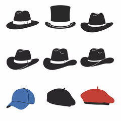 Hats collection fashion style headwear assortment
