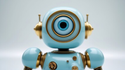 lovable, comedic one-eyed robot