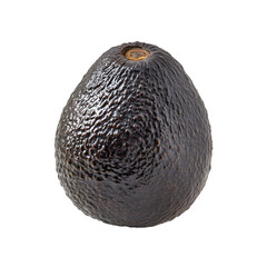 Avocado closeup isolated on transparent background. PNG format