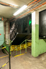 Line A of the Prague Metro runs roughly northwest–east and is marked in green. It has 17...