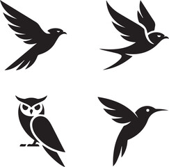 our Unique Futuristic Bird Logos for Premium Branding. 