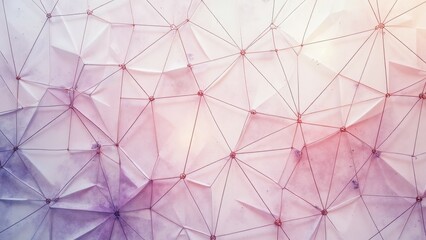 Geometric abstract background with pink and purple polygonal patterns