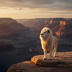 Majestic Lion in Grand Canyon