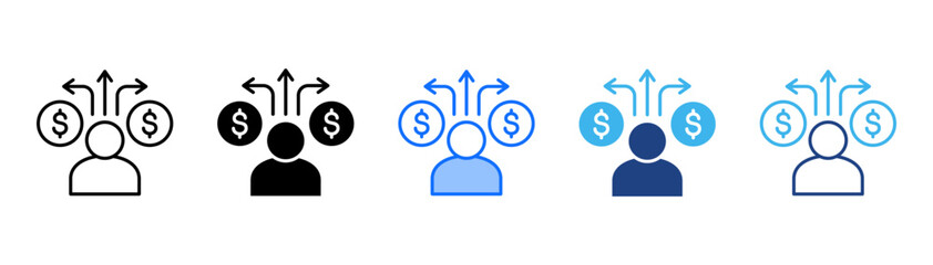 Business Opportunity Icon Set With Multiple Style Collection 