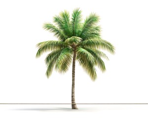 Obraz premium Tropical Palm Tree Isolated