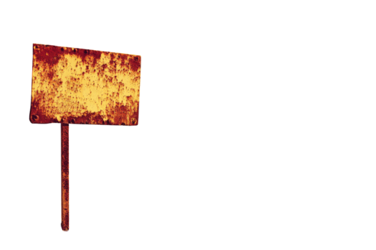 Aged, weathered wooden sign