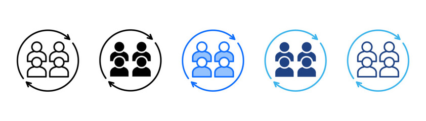 Inclusion Icon Set With Multiple Style Collection 