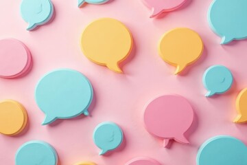 Seamless pastel speech bubble wallpaper pattern , sky, cute, seamless