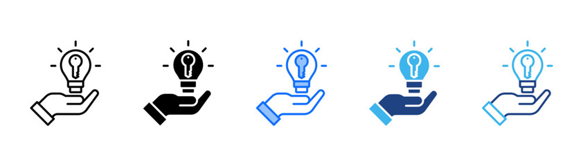 Opportunity Icon Set With Multiple Style Collection 