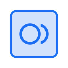 Fiber Smart Record Outlined Icon