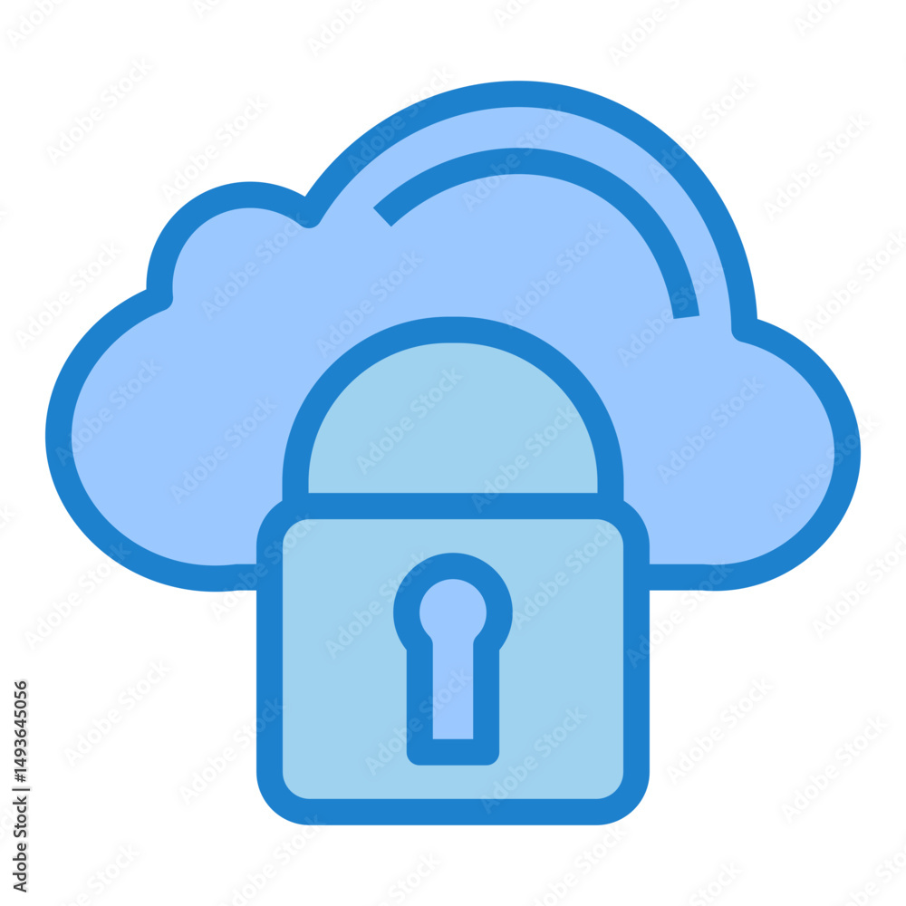 Poster security vector icon