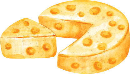 watercolor Cheese