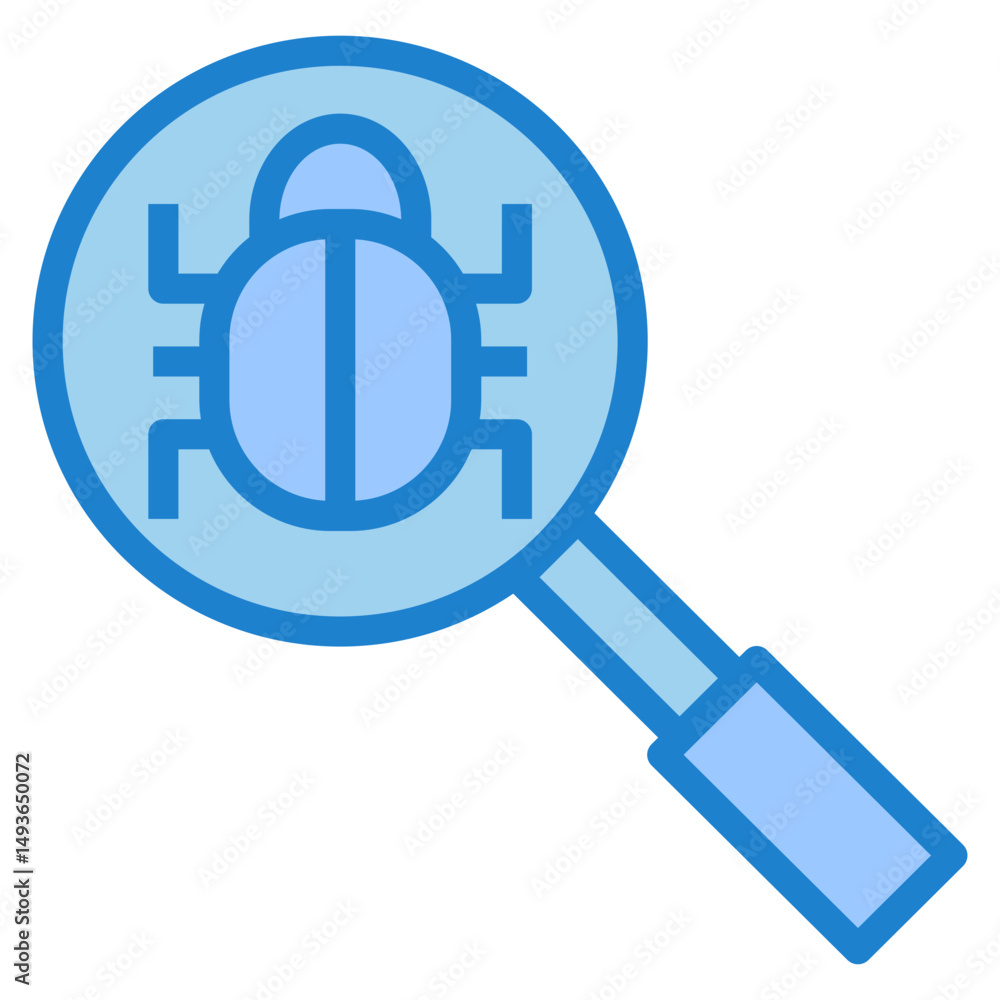 Poster debug vector icon