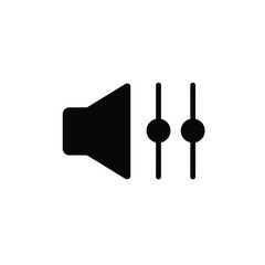 Speaker volume control audio mixer settings icon