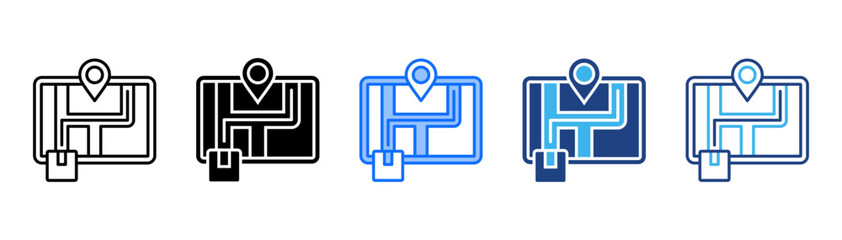 Router Icon Set With Multiple Style Collection 
