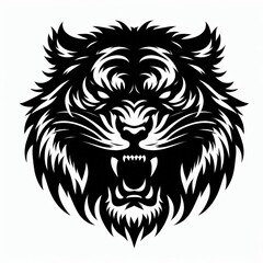 Fototapeta premium tiger silhouette
