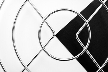 Geometric composition. Abstract geometric background	