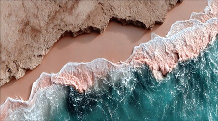 Relaxed feet in sandy beach, white toes in aqua water, gentle waves lapping at shore, perfect spot for vacation vibes.