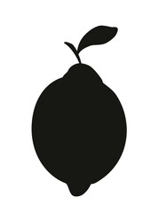 Lemon silhouette