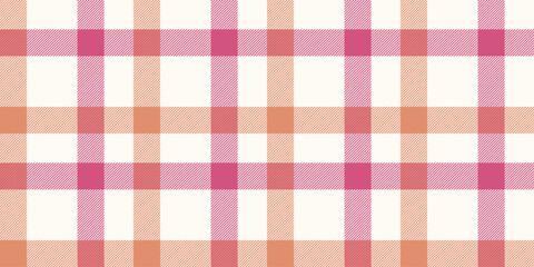 Elegant pastel pink and peach plaid pattern. Perfect for textile design, website backgrounds, packaging, and crafting projects.