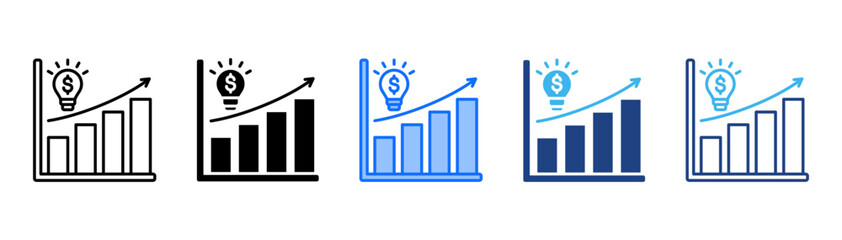 Innovation Icon Set With Multiple Style Collection 