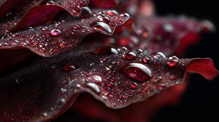 Glistening red jelly with vibrant fruit pieces, inviting dessert showcasing rich textures and colors, perfect for culinary displays.