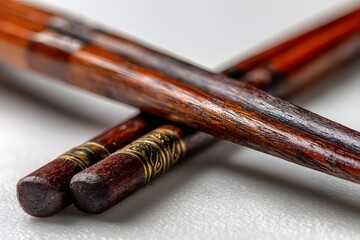 Elegant wooden writing instruments, polished brown textures, classic design, perfect for note-taking or gifts.