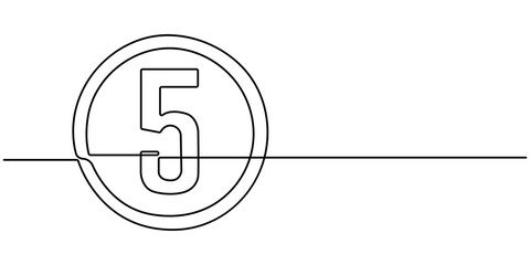 Single continuous line drawing the stacks of coins of varying heights. Gold coin money. Concept of finance, business, and banking. Coin Week. One line design vector illustration. Minimalist vector art