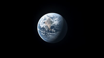 Naklejka premium Earth with Transparent Background