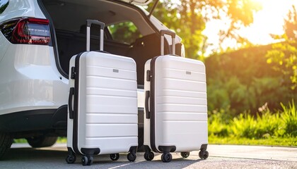 Person standing near vehicle