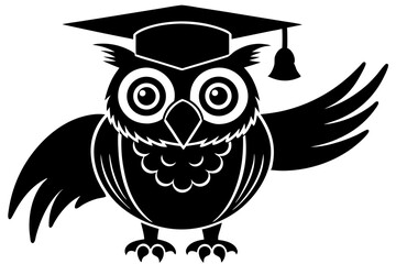 Obraz premium owl on white background