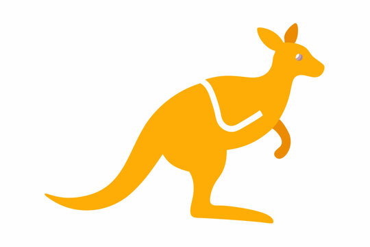 kangaroo vector illustration
