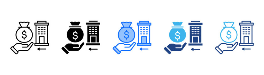 Takeover Icon Set With Multiple Style Collection 