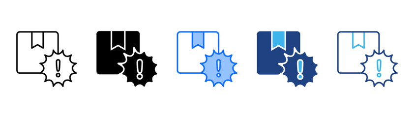 Important Icon Set With Multiple Style Collection 