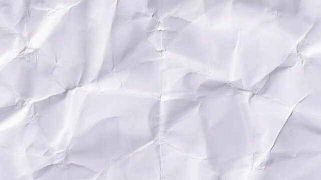 white crumpled paper texture background