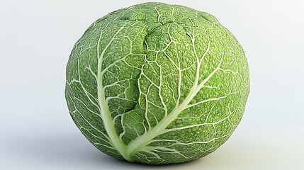 Fototapeta premium Fresh green cabbage high resolution photo