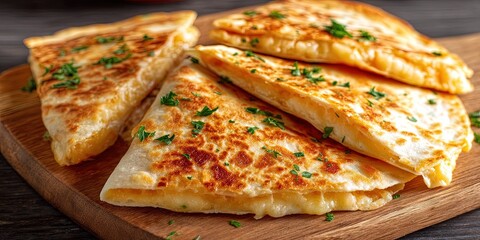 photo of delicious cheese quesadilla 