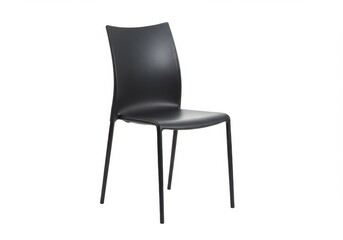 Fototapeta premium Isolated image of a modern black chair