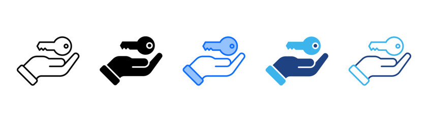 Closing Icon Set With Multiple Style Collection 