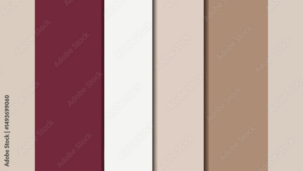 Poster vertical split color field. minimalist vector with bold bar and dual tone composition.